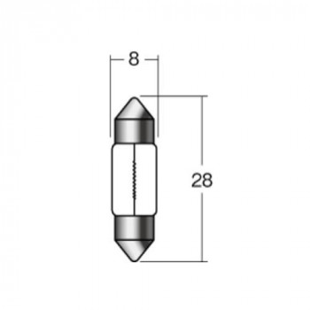M＆Hマツシマ　白熱電球(1個入)  6v5w  T8×28 S7/8　1P6264