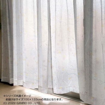 サンリオ シナモン レースカーテン 2枚組 100×133cm  SB-602-S