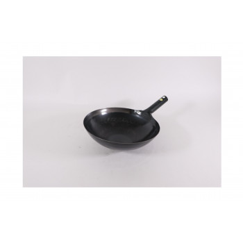 鉄打出片手中華鍋･1.6mm･30cm･001042