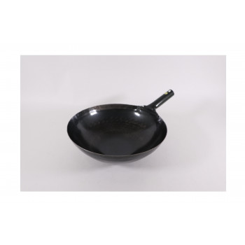 鉄打出片手中華鍋･1.6mm･36cm･001044