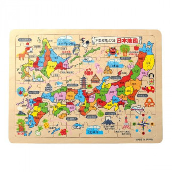 萬洋(まんよう) 木製知育パズル(日本地図) 70-400A