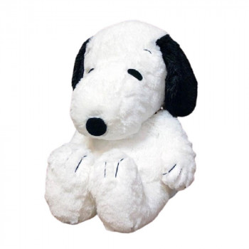 PEANUTS　SNOOPY　ピーナッツ ハグハグ ぬいぐるみ Lサイズ スヌーピー 黒 077400-15