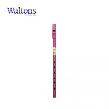 Waltons(ウォルトンズ)  民族楽器　レインボーホイッスル　ピンク　Key : D  1562P