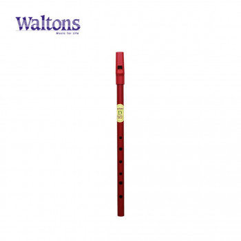 Waltons(ウォルトンズ)  民族楽器　レインボーホイッスル　レッド　Key : D  1554P