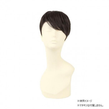 プリシラ  男性用5分ウィッグ ストレートショート 耐熱 ショコラブラック GB-21-TCK
