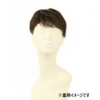 プリシラ  男性用5分ウィッグ レイヤーショート 耐熱 ダークブラウン GB-22-TDB