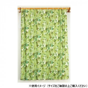 Arie(アーリエ) 間仕切カーテン ラウンドリーフ 60-110×178 G 546679000178035