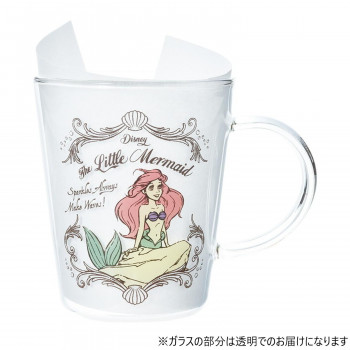 三郷陶器 耐熱ガラスマグ ディズニー アリエル 3266-04