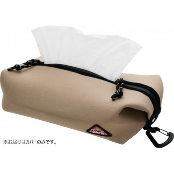 CAMPER ボックスティッシュポーチ BEIGE A474BE