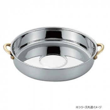 MARUTAMA 玉虎堂 両手ステンレススキヤキ鍋 26cm　477