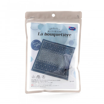 オリムパス 刺し子の花ふきんキット La bouquetiere Snow crystal (スノー クリスタル) SK-436