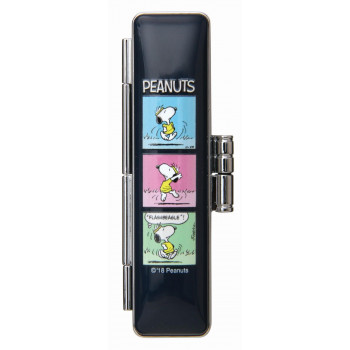 SNOOPY　スヌーピー　印鑑ケース　ネイビー　TSK-21367