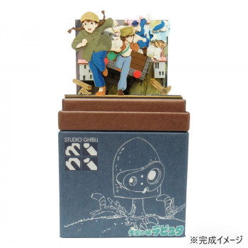 スタジオジブリmini S=NON 逃げるシータとパズー MP07-133