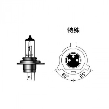M＆Hマツシマ　ハロゲンバルブ(1個入)  H4R1  12v 45/45w  S2イエローヴィーナス  130 VN