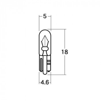M＆Hマツシマ　白熱電球(2個入)  12v2.3w  T5WB 小  パープル  AWB114S PP