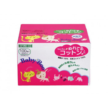 ベビーブー ぬれてるコットン 100P 033-622180-00