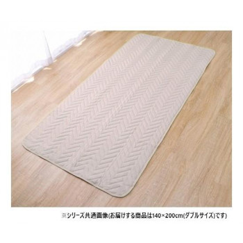 ベッドパッド 消臭 四隅ゴムバンド付き ダブル 140×200cm 1587059