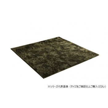 ラグ 制菌加工 約2畳 約185×185cm ホットカーペット対応 グリーン 3985169
