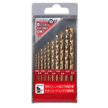 iHelp(アイヘルプ) IH　鉄工用ドリルセット10PC　IH-710