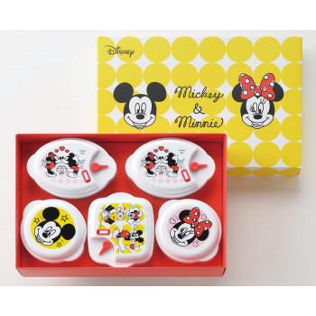 「ミッキー＆ミニー」PT電子レンジ容器5PC　MM-109