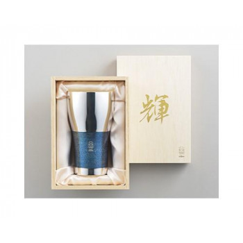 「輝」純銅ビアタンブラー 銀古美　KG-04