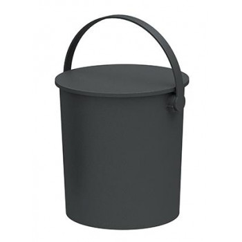 座れる収納バケツ  20L ブラック