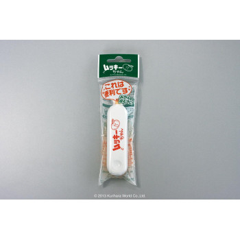 みかん皮むき器  ムッキーちゃん(袋 ホワイト×オレンジ)