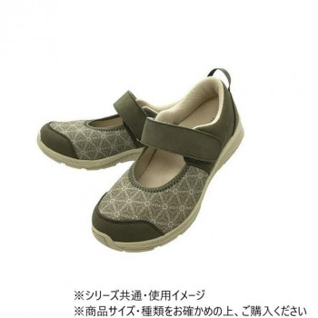 すたこらさんソフト　晴77　オリーブ　25.0～25.5cm