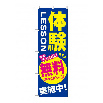 のぼり GNB-2131 体験LESSON 無料キャンペ