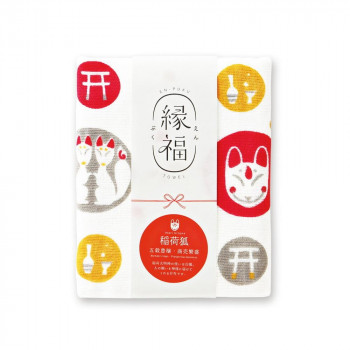 縁福タオル 稲荷狐 05596
