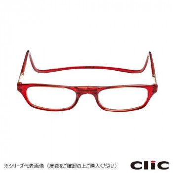 オーケー光学　老眼鏡クリックリーダー  レギュラー  RE  レッド+2.50