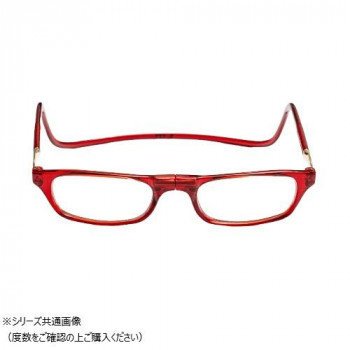 オーケー光学　老眼鏡クリックリーダー  レギュラー  RE  レッド+3.00