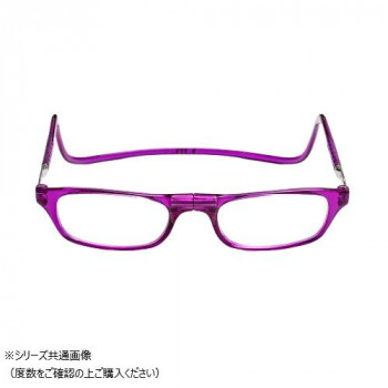 オーケー光学　老眼鏡クリックリーダー  レギュラー  PU  パープル+3.50