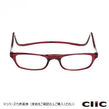 オーケー光学　老眼鏡クリックリーダー  レギュラー  WR  ボルドー+2.50