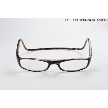 オーケー光学　老眼鏡クリックリーダー  ユーロ  EBR  ブラウン+1.50