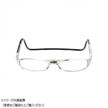 オーケー光学　老眼鏡クリックリーダー  ユーロ  EBC  ブラック＆クリアー+1.50