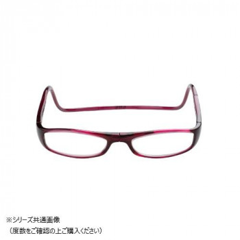 オーケー光学　老眼鏡クリックリーダー  ユーロ  EWR  ボルドー+3.00