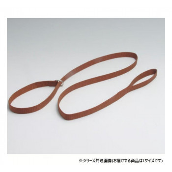 プロ用訓練リード　フラットンケンネルリ-ド　L　茶 030940