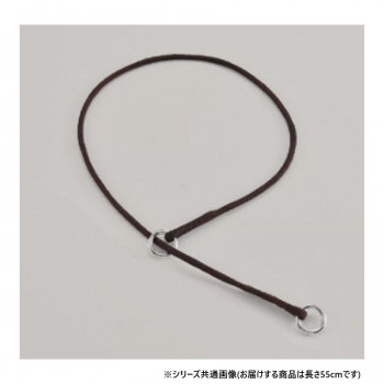 プロ用訓練リード　ショードッグ専用　パラシュートカラー　55cm　茶 030278