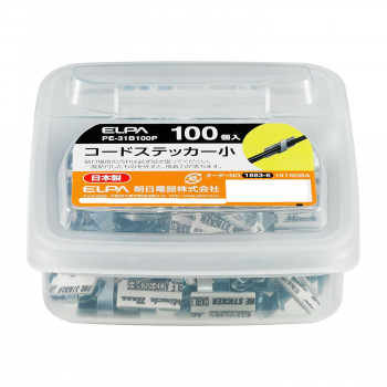 ELPA コードステッカー小 100個入 PE-31B100P