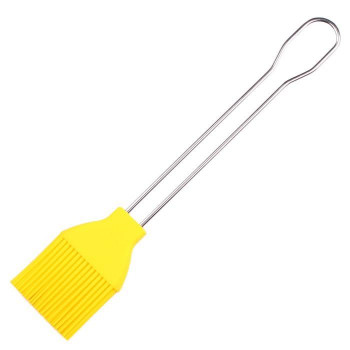 ユーロキッチン eurokitchen シリコンブラシ 22cm ステンレス柄 黄