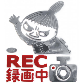 MOOMIN ムーミン ドライブレコーダー エンブレムステッカー リトルミイ FS069