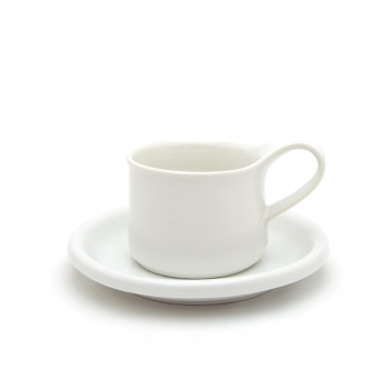 ZERO JAPAN(ゼロジャパン)　Cafe カップ＆ソーサー　CFZ-01 C/S　WH/WH