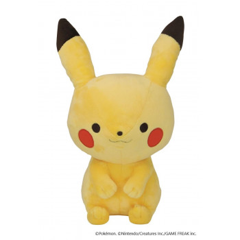 セキグチ　モンポケ　ピカチュウ　ぬいぐるみ　だっこサイズ　666355