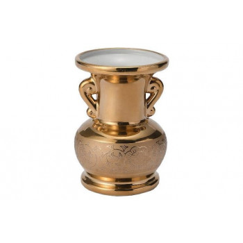 ナカムラ商事　仏具用品　金唐草仏花　4寸(大)　　