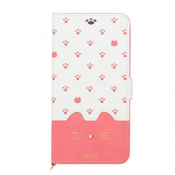 Minette iPhoneSE(第2、第3世代)/8/7/6s/6兼用手帳型ケース　iP7-MIN01　ピンク