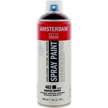 アムステルダム スプレーペイント 400ml バンダイクブラウン　T1716-403　451888