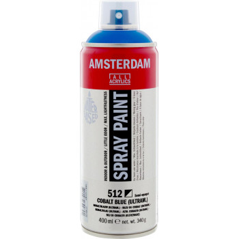 アムステルダム スプレーペイント 400ml コバルトブルー(ウルトラマリン)　T1716-512　451900
