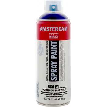 アムステルダム スプレーペイント 400ml パーマネントブルーバイオレット　T1716-568　451969