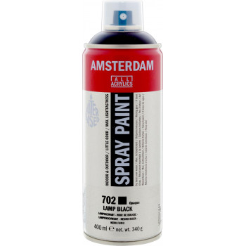 アムステルダム スプレーペイント 400ml ランプブラック　T1716-702　451985